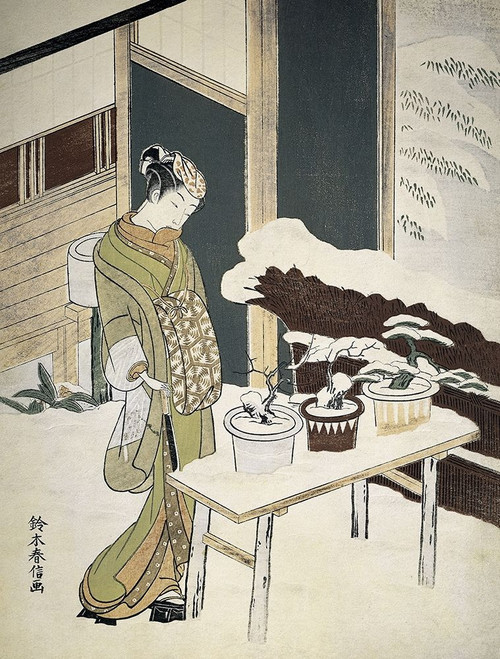 Woman Outside in Winter Poster Print by Unknown Unknown - Item # VARPDX283263