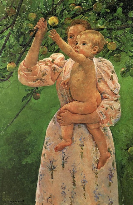 Baby Reaching For An Apple 1893 Poster Print by Mary Cassatt - Item # VARPDX372639
