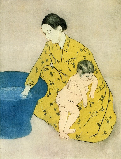The Childs Bath 1891 Poster Print by Mary Cassatt - Item # VARPDX372726
