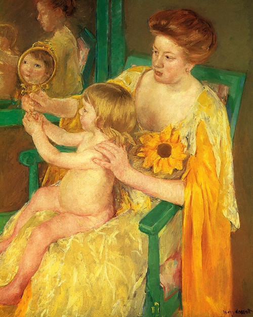 The Mirror 1905 Poster Print by Mary Cassatt - Item # VARPDX372739
