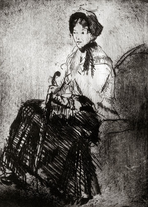 The Umbrella 1879 Poster Print by Mary Cassatt - Item # VARPDX372744