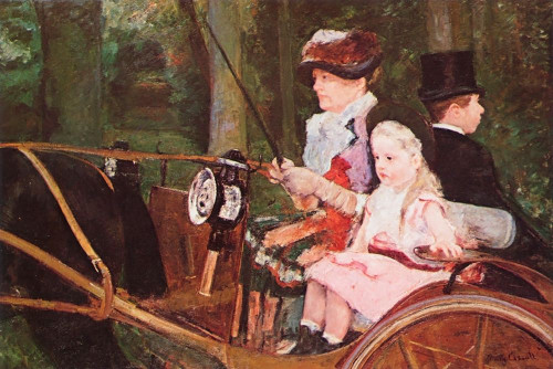 Woman And Child Driving 1879 Poster Print by Mary Cassatt - Item # VARPDX372748