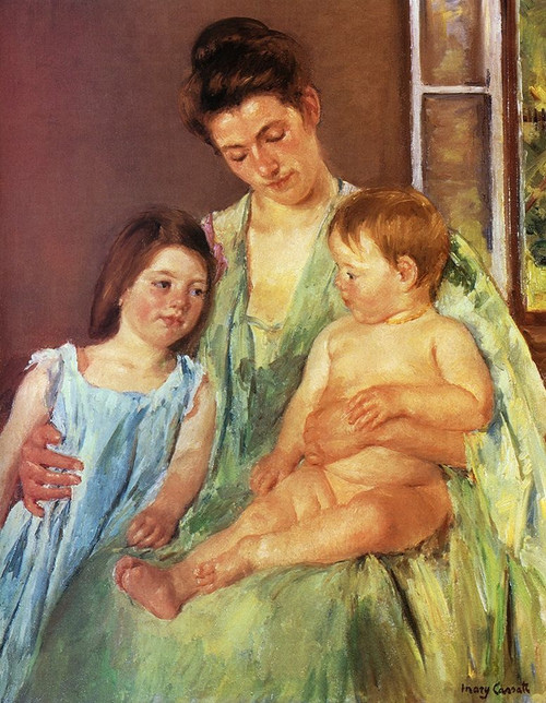 Young Mother And Two Children 1905 Poster Print by Mary Cassatt - Item # VARPDX372762