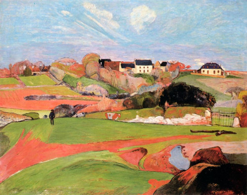 Landscape At Le Poulda Poster Print by Paul Gauguin - Item # VARPDX372990