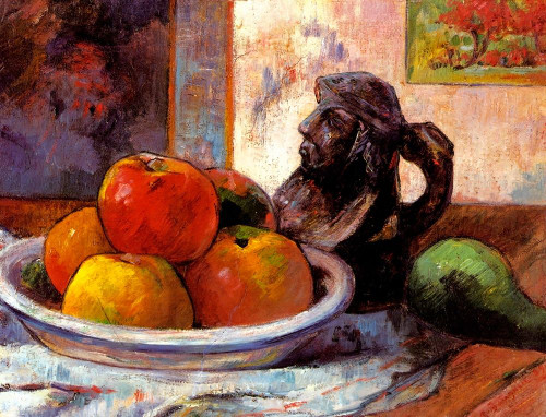 Still Life With Apples A Pear And A Ceramic Poster Print by Paul Gauguin - Item # VARPDX373032