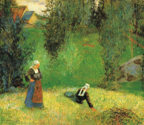 The First Flowers Poster Print by Paul Gauguin - Item # VARPDX373058