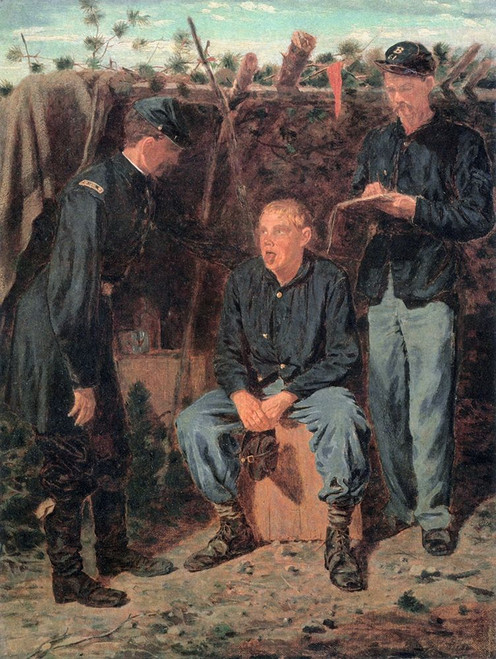 Playing Old Soldier Poster Print by Winslow Homer - Item # VARPDX373248
