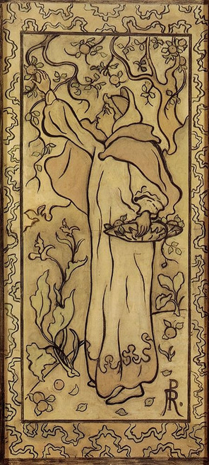 Femme Cueillant Des Pommes Poster Print by Paul Ranson - Item # VARPDX373927