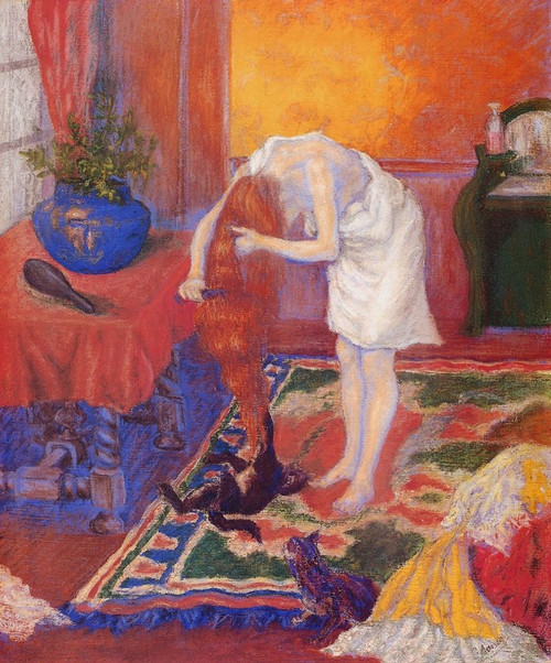 La Chevelure Dor Poster Print by Paul Ranson - Item # VARPDX373934