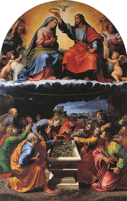 Coronation Of The Virgin 2 Poster Print by Raphael Raphael - Item # VARPDX373957