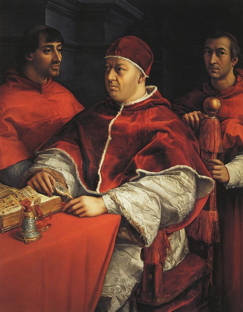 Leo X With Cardinals De Medici And De Rossi Poster Print by Raphael Raphael - Item # VARPDX373974 Leo X With Cardinals De Medici And De Rossi Poster Print by Raphael Raphael - Item # VARPDX373974
