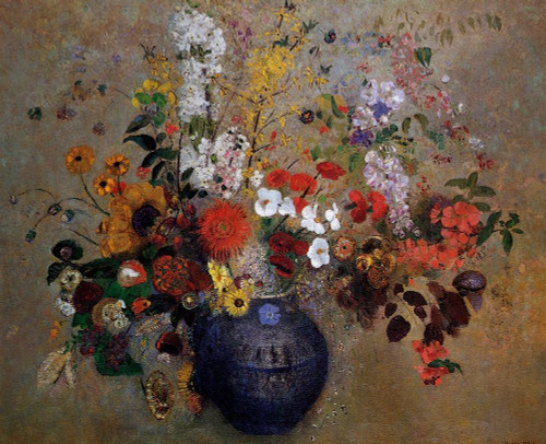 Flowers Poster Print by Odilon Redon - Item # VARPDX374020