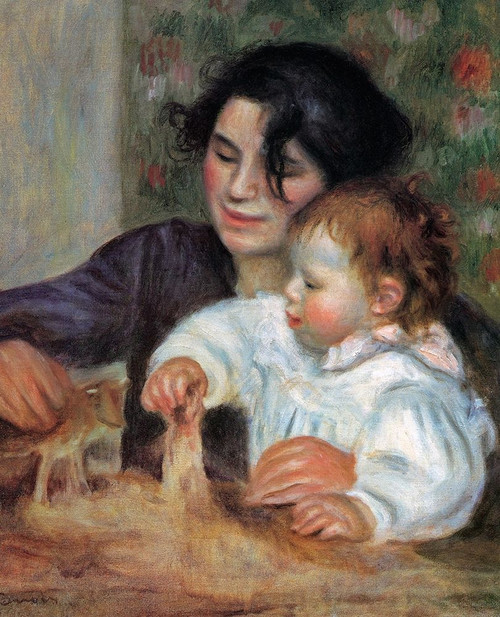 Gabrielle With Jean Poster Print by Pierre-Auguste Renoir - Item # VARPDX374133