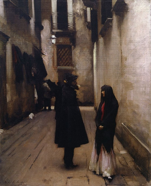 Venetian Street, 1880 Poster Print by John Singer Sargent - Item # VARPDX374318