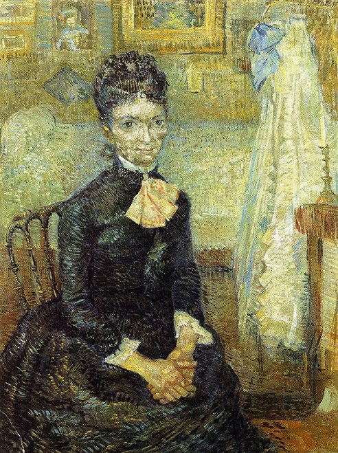 Mother By Cradle Poster Print by Vincent Van Gogh - Item # VARPDX374515