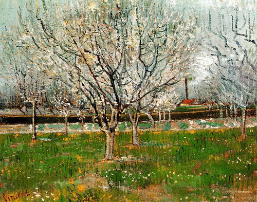 Plum Trees In Blossom Poster Print by Vincent Van Gogh - Item # VARPDX374534