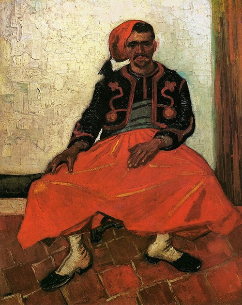 The Seated Zouave Poster Print by Vincent Van Gogh - Item # VARPDX374570