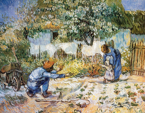 First Steps Poster Print by Vincent Van Gogh - Item # VARPDX374641