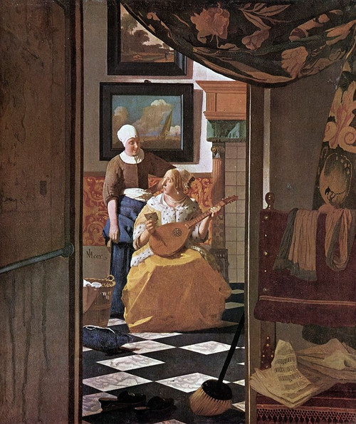 The Love Letter Poster Print by Johannes Vermeer - Item # VARPDX374716