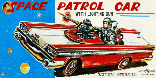 Space Patrol Car Poster Print by Retrotrans Retrotrans - Item # VARPDX375893