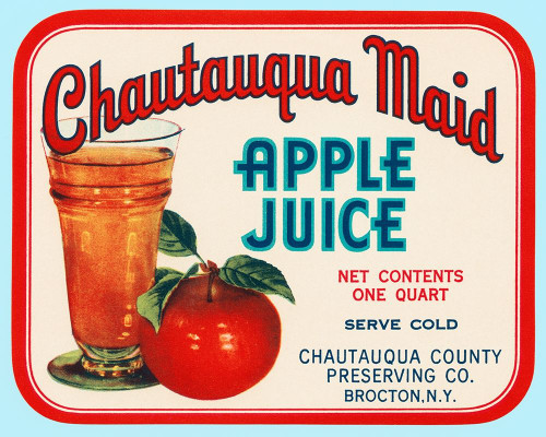 Chautauqua Maid Apple Juice Poster Print by Retrolabel Retrolabel - Item # VARPDX376058