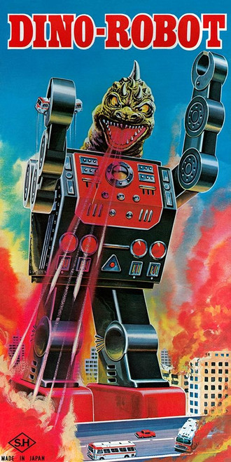 Dino-Robot Poster Print by Retrobot Retrobot - Item # VARPDX376350