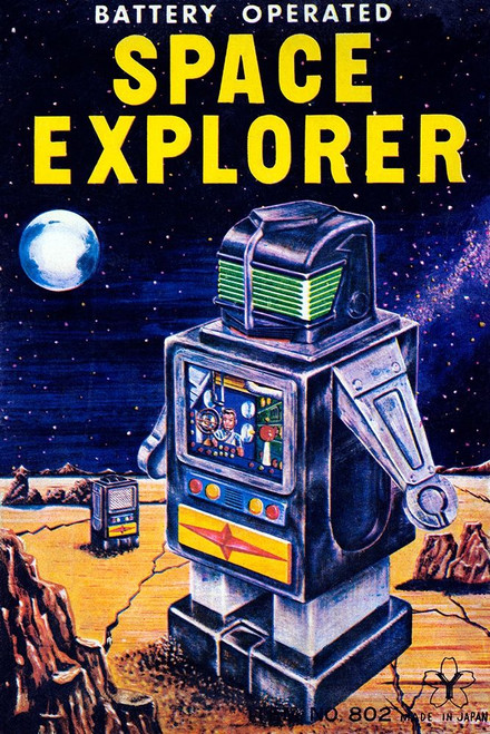 Space Explorer Poster Print by Retrobot Retrobot - Item # VARPDX376383