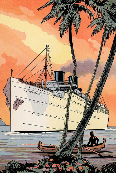 City of Honolulu Poster Print by Retrotravel Retrotravel - Item # VARPDX376489