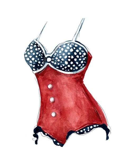 Vintage Swimwear II Poster Print by Carol Robinson - Item # VARPDX40867