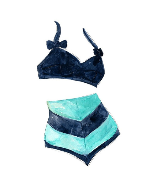 Vintage Swimwear III Poster Print by Carol Robinson - Item # VARPDX40868