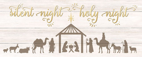 Silent Night Nativity Poster Print by CAD Designs CAD Designs - Item # VARPDX40906