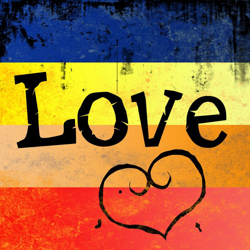 Grunge Love Poster Print by Daniela Santiago - Item # VARPDX41000