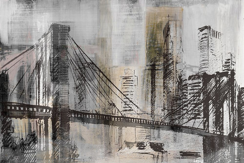 Brooklyn Bridge Twilight Detail Poster Print by Susan Jill - Item # VARPDX41050