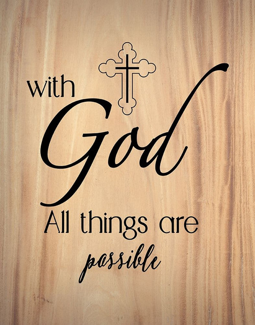 All Things Possible Poster Print by CAD Designs - Item # VARPDX41125