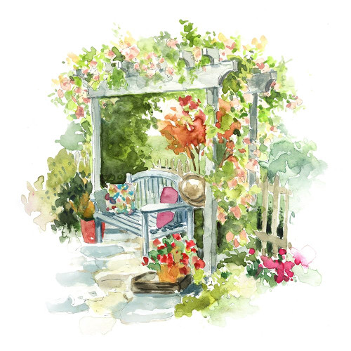 Garden Retreat Poster Print by Carol Robinson - Item # VARPDX41142