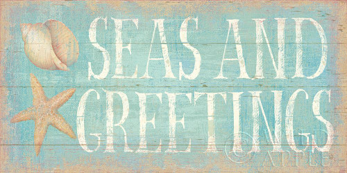 Pastel Coast Greetings Poster Print by Daphne Brissonnet - Item # VARPDX44926