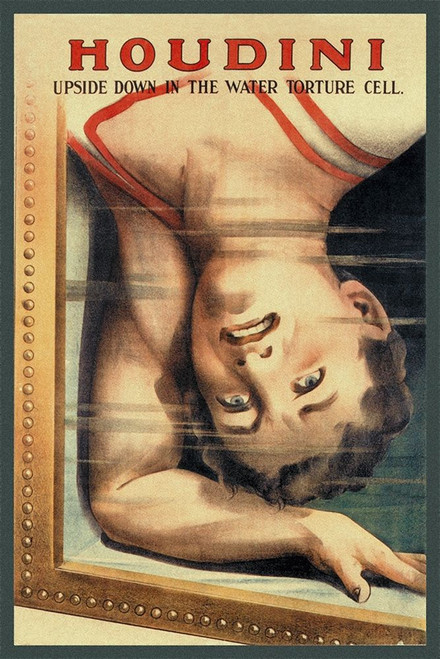 Magicians: Houdini: Upside Down in the Water Torture Cell Poster Print by Strobridge Strobridge - Item # VARPDX449788