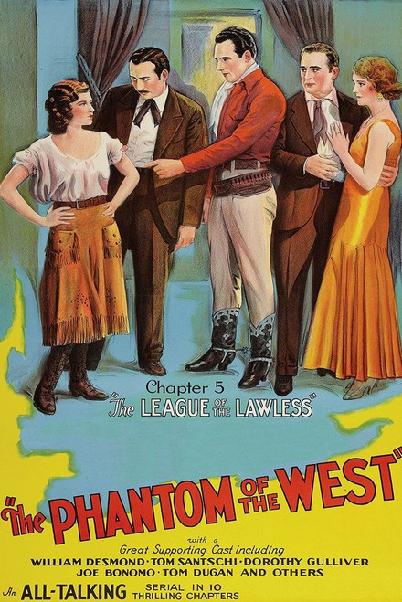 Vintage Westerns: Phantom of the West - League of the Lawless Poster Print by Unknown Unknown - Item # VARPDX449899