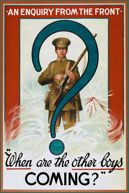 WWI: Enquiry from the Front Poster Print by Unknown Unknown - Item # VARPDX450073