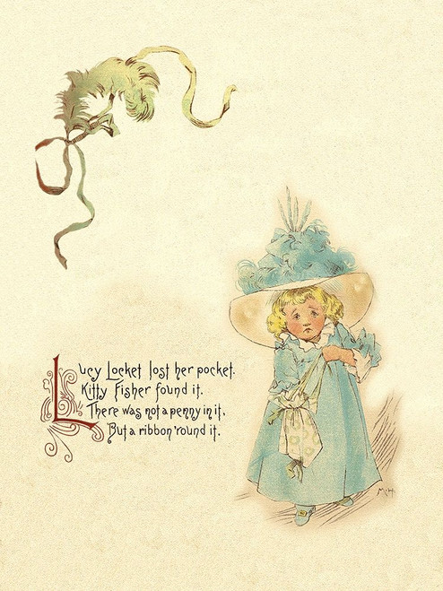 Nursery Rhymes: Lucy Locket Poster Print by Maud Humphrey - Item # VARPDX454851