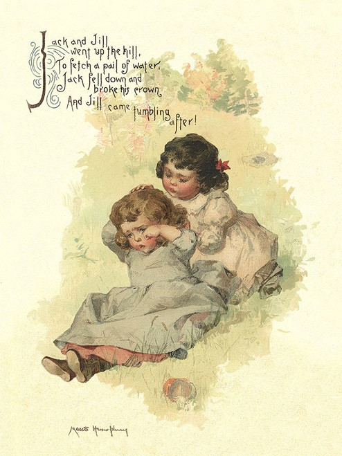 Nursery Rhymes: Jack and Jill Poster Print by Maud Humphrey - Item # VARPDX454860
