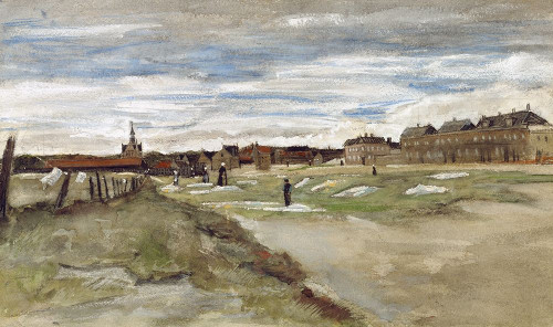 Bleachery at Scheveningen Poster Print by Vincent Van Gogh - Item # VARPDX454972