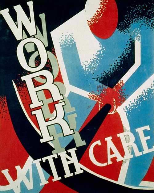 Work with care Poster Print by Nathan Sherman - Item # VARPDX456024