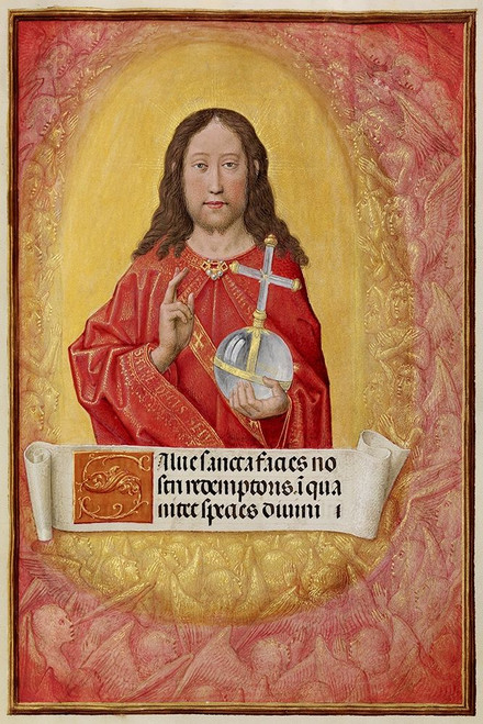 Christ in Majesty Poster Print by Unknown 16th Century Flemish Illuminator - Item # VARPDX456180