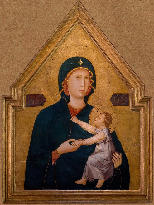 Madonna and Child Poster Print by Unknown 13th Century Italian Illuminator - Item # VARPDX456185