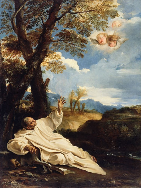 The Vision of Saint Bruno Poster Print by Pier Francesco Mola - Item # VARPDX456802