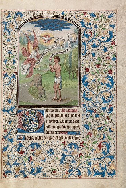 A Man Praying to the Holy Spirit Poster Print by Willem Vrelant - Item # VARPDX456809