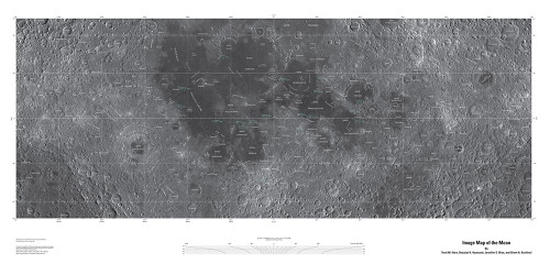 Map of the Moon, Projection Poster Print by United States Geological Survey United States Geological Survey - Item # VARPDX458145