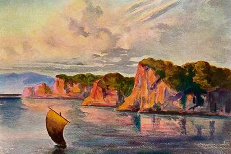 Die Roten Lampen vom Ceylon Ratu Pana, Laterit-Felsen bei Belligemma by Ernst Haeckel - Item # VARPDX458685