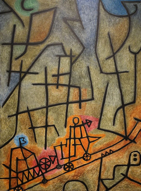 Conquest of the Mountain, 1939 Poster Print by Paul Klee - Item # VARPDX460029